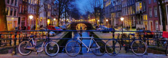 Bicicletas en Amsterdam, Holanda.