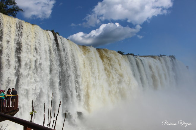 Cataratas de Iguazú en Brasil.