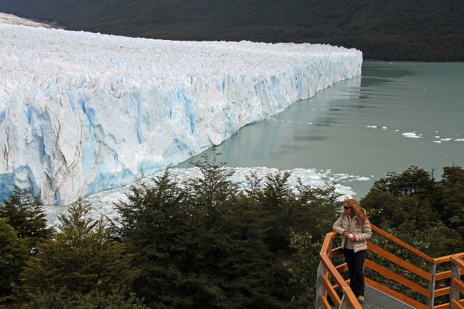 Glaciar Perito Moreno en la Patagonia de Argentina.