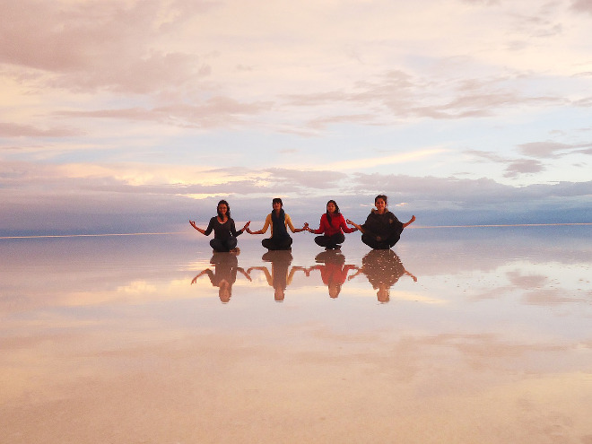 Salar de Uyuni en Bolivia.