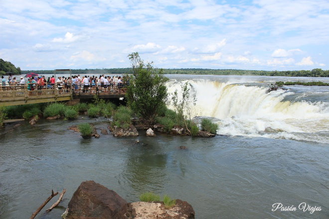 Garganta del diablo en las Cataratas de Iguazú.