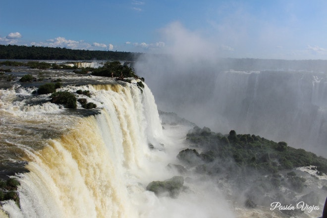 Cataratas do Iguacu en Brasil.