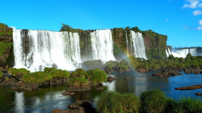 Cataratas do Iguaçu en Brasil.