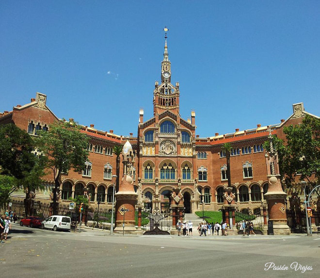 Hospital de Sant Pau en Barcelona.