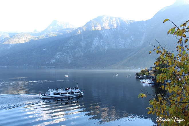 Paseo en barco por el lago de Hallstatt