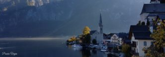 Viajar a Hallstatt (Austria) en otoño.