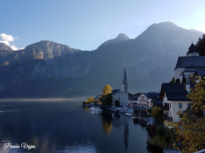 Vistas de Hallstatt en Austria.