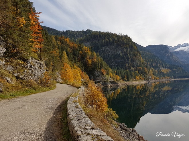 Otoño en el Lago de Gosau.