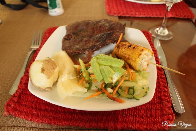 Almuerzo santandereano en la Hacienda El Roble.