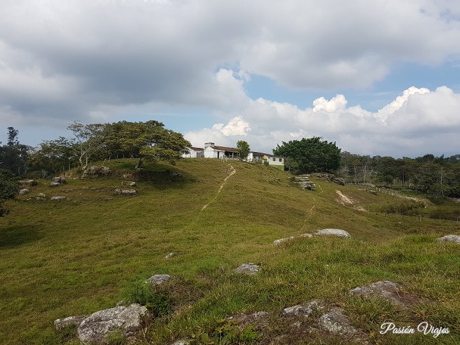 La finca donde está el salto.