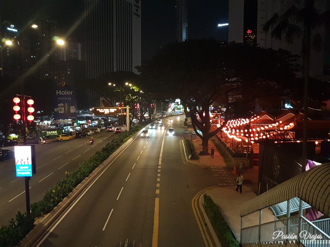 Carreteras en Kuala Lumpur, Malasia.