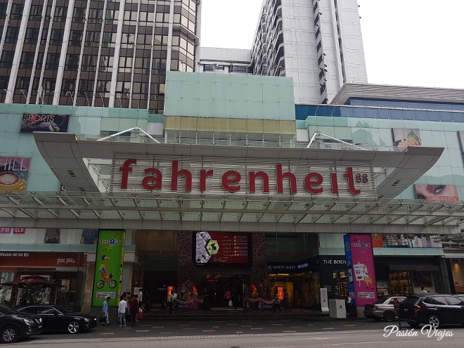 Centro comercial Fahrenheit 88 en Kuala Lumpur.