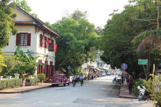 Calles de Luang Prabang.