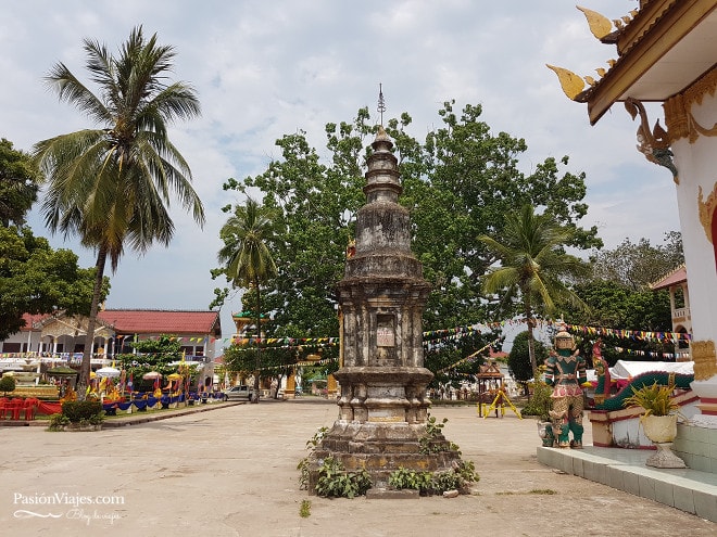 Templo Wat Nabo en el centro de Thakhek.