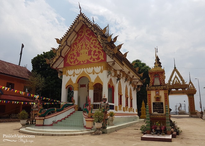 Templo Wat Nabo, ubicado en el centro de Thakhek.