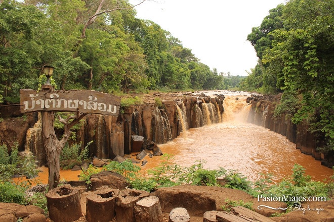 Cascadas Pha Suam en la Meseta de Bolaven.