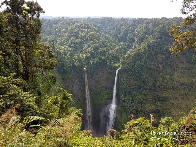 Cascadas Tad Fan en la Meseta de Bolaven, el sur de Laos.