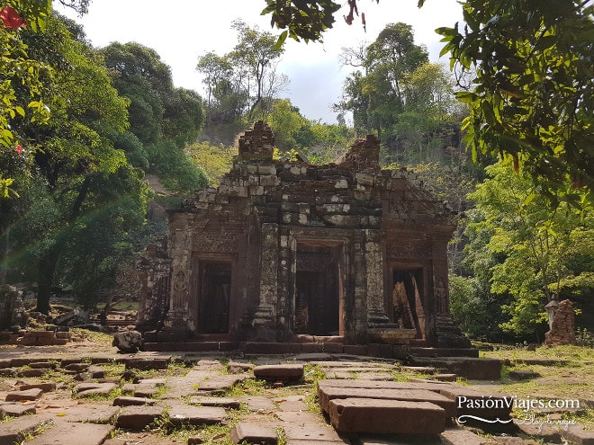 Ruinas del templo Wat Phou en Champasak.