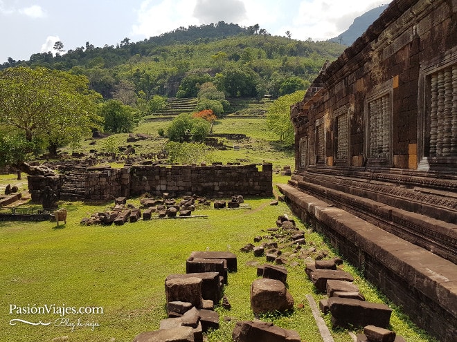 Templo Wat Phou en Champasak.