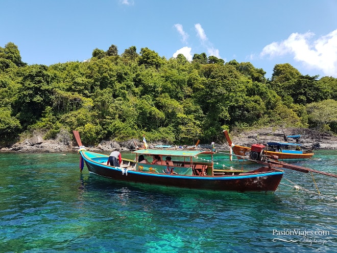 Segunda parada para hacer snorkeling en Koh Hin Ngam.