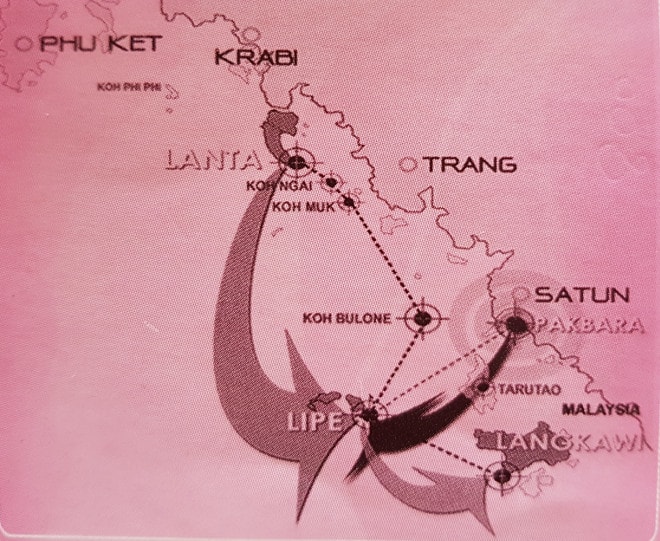 Rutas desde/hasta Koh Lipe.