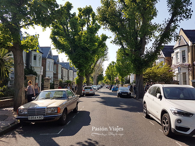 Barrio residencial del occidente de Londres.